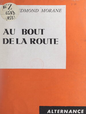 cover image of Au bout de la route